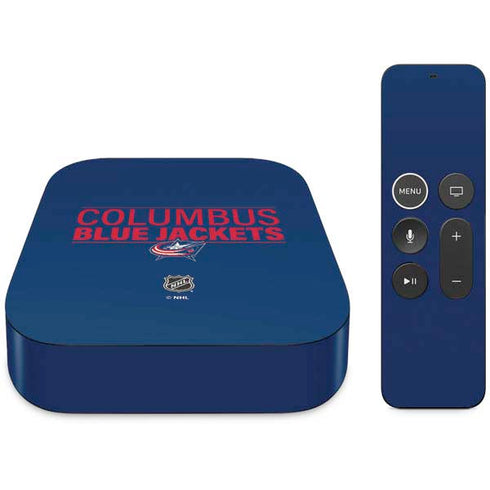 NHL Columbus Blue Jackets Lineup Apple TV Skin